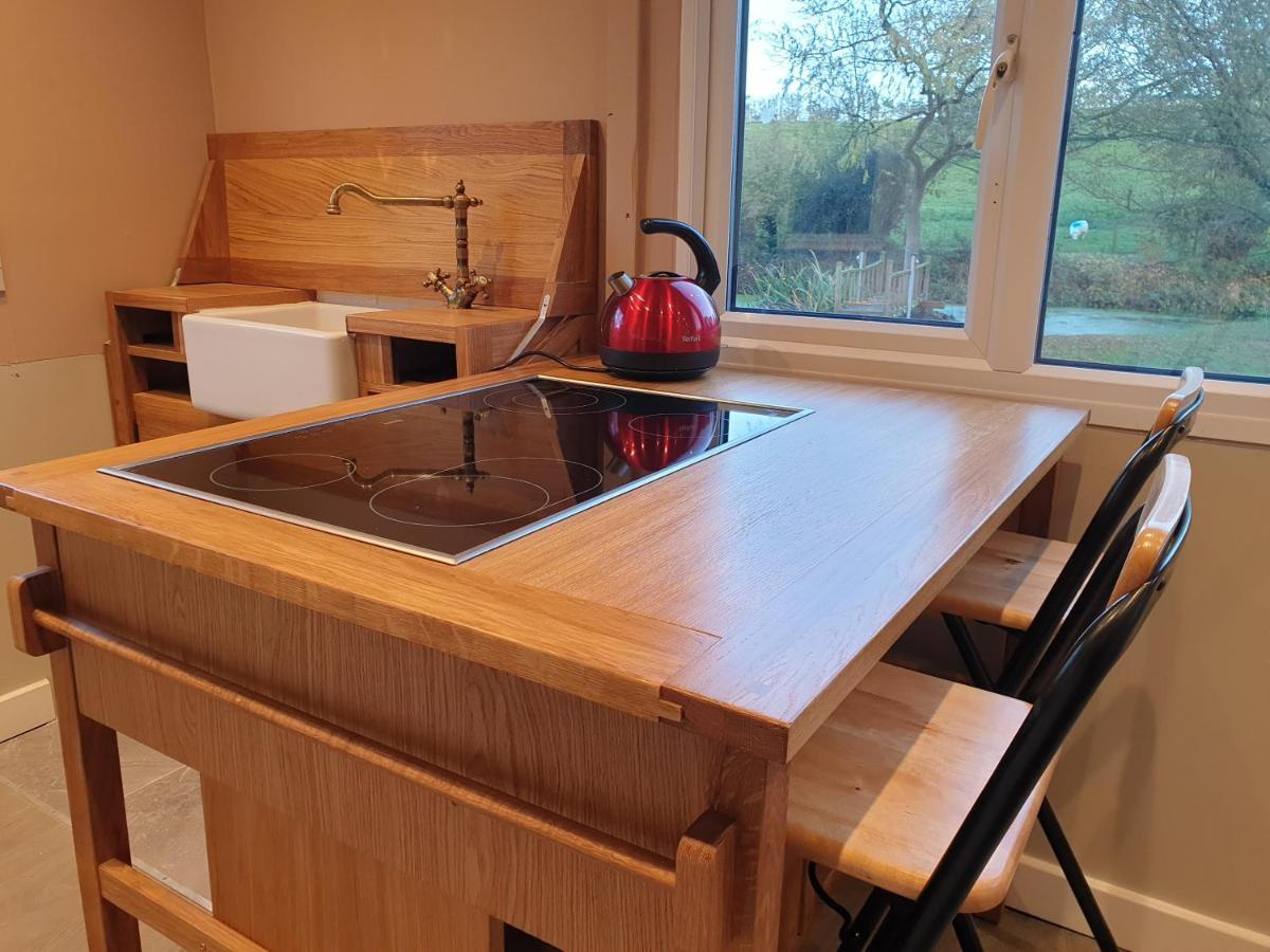 Riverside Cabin At Pen-Y-Bont Mill 호텔 오스웨스트리 외부 사진